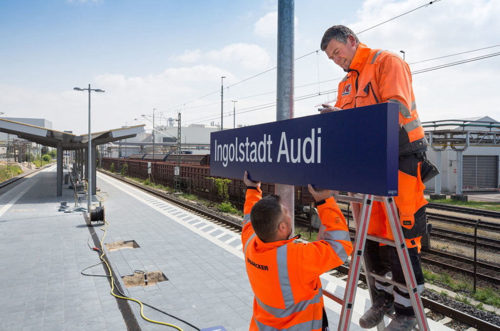 Bahnhalt und mehr Attraktive Mobilitätsangebote für Audi