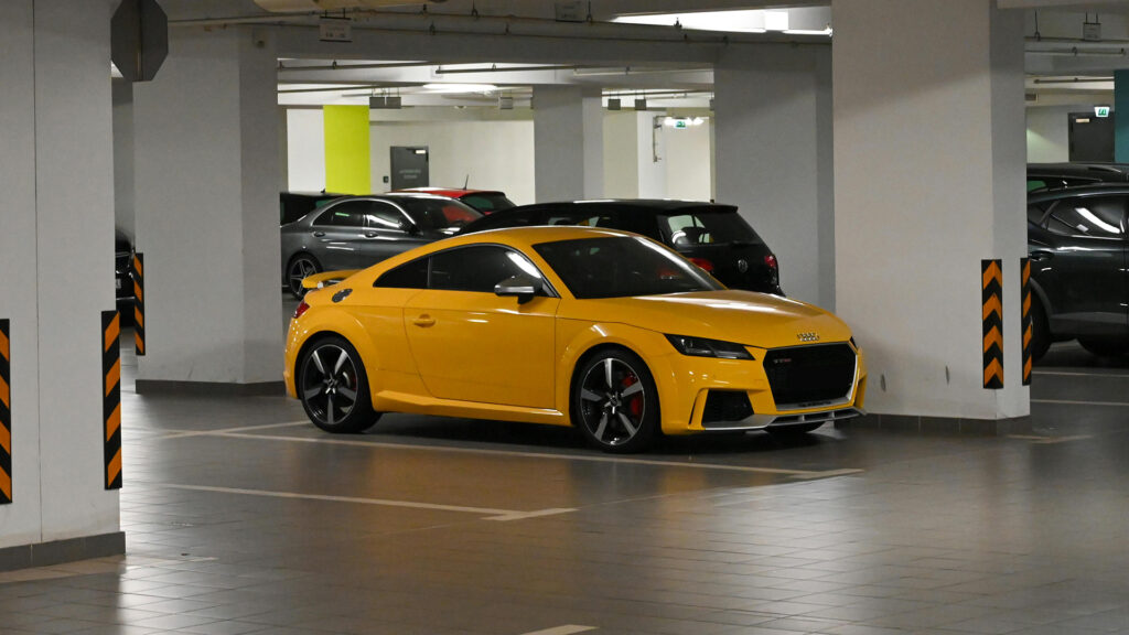 Audi TTRS Yellow